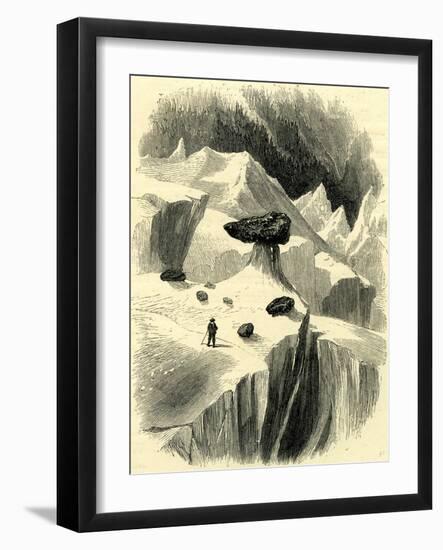 Glacier Table Switzerland-null-Framed Giclee Print