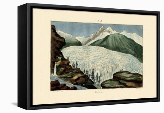 Glaciers, 1833-39-null-Framed Stretched Canvas