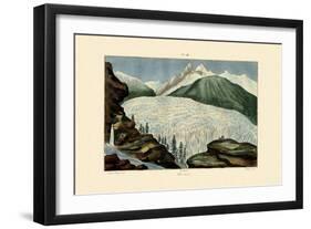 Glaciers, 1833-39-null-Framed Giclee Print