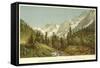Glaciers of the Sind Valley in the Himalayas, Kashmir-null-Framed Stretched Canvas