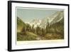 Glaciers of the Sind Valley in the Himalayas, Kashmir-null-Framed Giclee Print