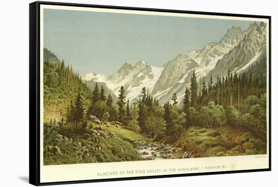 Glaciers of the Sind Valley in the Himalayas, Kashmir-null-Framed Stretched Canvas