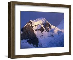 Glaciers on Mount Robson at Sunset-Paul Souders-Framed Photographic Print