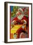 Glad Christmas Greetings-null-Framed Art Print