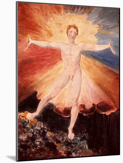 Glad Day or the Dance of Albion, c.1794-William Blake-Mounted Giclee Print