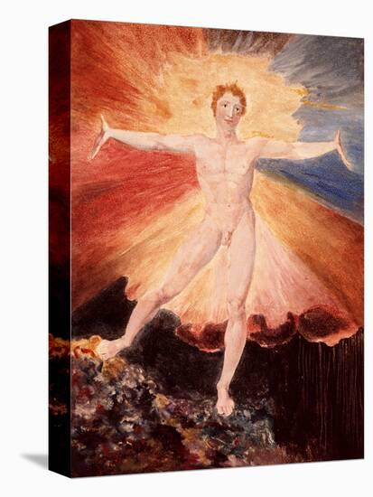 Glad Day or the Dance of Albion, c.1794-William Blake-Stretched Canvas