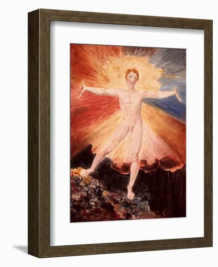 Glad Day or the Dance of Albion, c.1794-William Blake-Framed Giclee Print