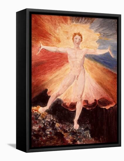 Glad Day or the Dance of Albion, c.1794-William Blake-Framed Stretched Canvas