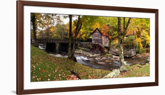 Glade Creek Grist Mill, Babcock State Park, Fayette County, West Virginia, Usa-null-Framed Photographic Print