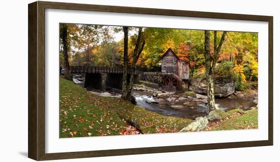 Glade Creek Grist Mill, Babcock State Park, Fayette County, West Virginia, Usa-null-Framed Photographic Print