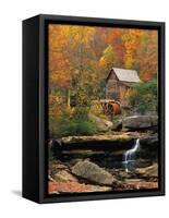 Glade Creek Grist Mill-Ron Watts-Framed Stretched Canvas