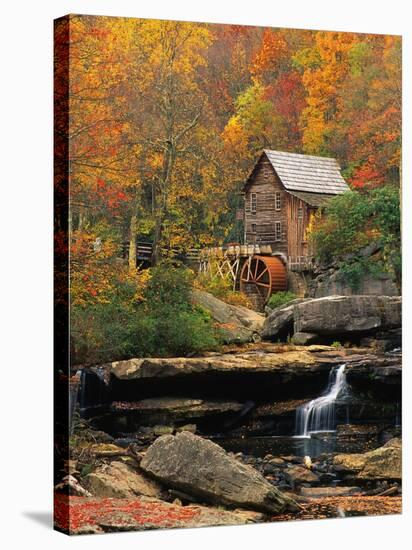 Glade Creek Grist Mill-Ron Watts-Stretched Canvas