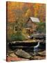 Glade Creek Grist Mill-Ron Watts-Stretched Canvas