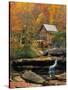 Glade Creek Grist Mill-Ron Watts-Stretched Canvas