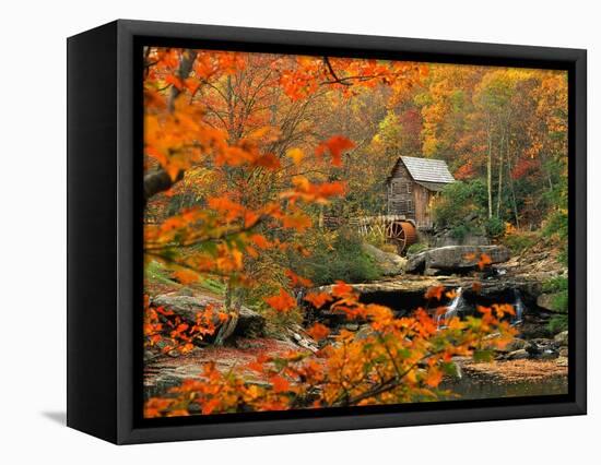 Glade Creek Grist Mill-Ron Watts-Framed Stretched Canvas