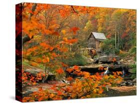 Glade Creek Grist Mill-Ron Watts-Stretched Canvas