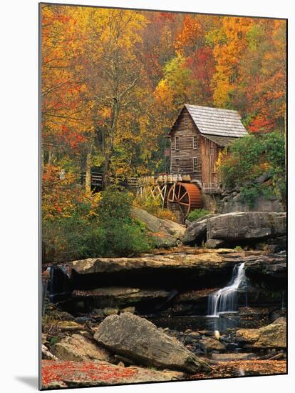 Glade Creek Grist Mill-Ron Watts-Mounted Photographic Print
