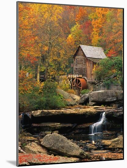 Glade Creek Grist Mill-Ron Watts-Mounted Photographic Print