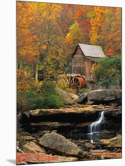 Glade Creek Grist Mill-Ron Watts-Mounted Photographic Print