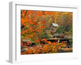 Glade Creek Grist Mill-Ron Watts-Framed Photographic Print