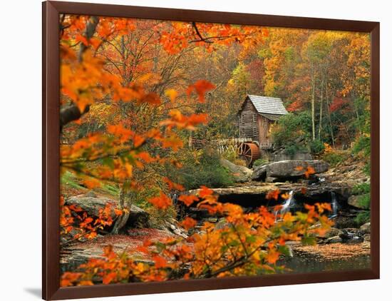 Glade Creek Grist Mill-Ron Watts-Framed Photographic Print