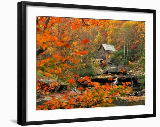 Glade Creek Grist Mill-Ron Watts-Framed Photographic Print