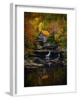 Glade Creek Mill-Robert Lott-Framed Art Print