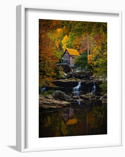 Glade Creek Mill-Robert Lott-Framed Art Print