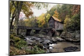 Glade Creek Mill-Danny Head-Mounted Photographic Print