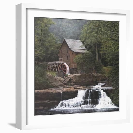 Glade Creek Mill-David Knowlton-Framed Giclee Print