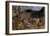 Gladiadores romanos, 1635-1639-Giovanni Francesco Romanelli-Framed Giclee Print