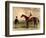 Gladiateur with Harry Grimshaw Up and His Owner, Count Frederic De Lagrange, 1865-Harry Hall-Framed Giclee Print