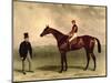 Gladiateur with Harry Grimshaw Up and His Owner, Count Frederic De Lagrange, 1865-Harry Hall-Mounted Premium Giclee Print