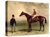 Gladiateur with Harry Grimshaw Up and His Owner, Count Frederic De Lagrange, 1865-Harry Hall-Stretched Canvas