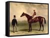 Gladiateur with Harry Grimshaw Up and His Owner, Count Frederic De Lagrange, 1865-Harry Hall-Framed Stretched Canvas