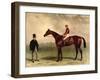 Gladiateur with Harry Grimshaw Up and His Owner, Count Frederic De Lagrange, 1865-Harry Hall-Framed Giclee Print