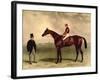 Gladiateur with Harry Grimshaw Up and His Owner, Count Frederic De Lagrange, 1865-Harry Hall-Framed Giclee Print