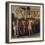 Gladiateurs - Gladiators - Peinture D'aniello Falcone (1600/7-1665) - 1640 - Oil on Canvas - 186X18-Aniello Falcone-Framed Giclee Print