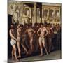 Gladiateurs - Gladiators - Peinture D'aniello Falcone (1600/7-1665) - 1640 - Oil on Canvas - 186X18-Aniello Falcone-Mounted Giclee Print