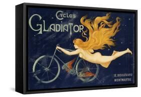 Gladiator Bicycles, Ca 1905, Advertising Poster, Paris. France, 20th Century-null-Framed Stretched Canvas