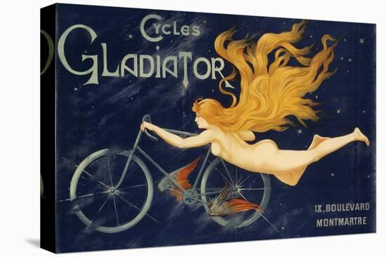 Gladiator Bicycles, Ca 1905, Advertising Poster, Paris. France, 20th Century-null-Stretched Canvas