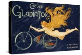 Gladiator Bicycles, Ca 1905, Advertising Poster, Paris. France, 20th Century-null-Stretched Canvas