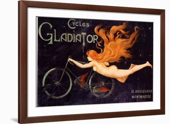 Gladiator Bicycles, France, 1905-null-Framed Giclee Print