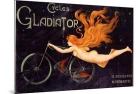 Gladiator Bicycles, France, 1905-null-Mounted Giclee Print