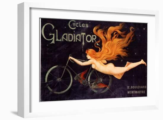 Gladiator Bicycles, France, 1905-null-Framed Giclee Print