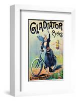 Gladiator Cycles-null-Framed Art Print