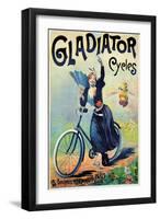 Gladiator Cycles-null-Framed Art Print