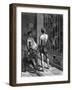 Gladiator Feeds Animals-null-Framed Art Print