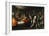 Gladiator Fights at a Banquet-Giovanni Lanfranco-Framed Giclee Print