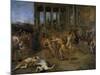 Gladiator Fights-Giovanni Lanfranco-Mounted Giclee Print